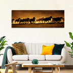 Running Wild Horses at Sunset Wall Art