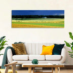 Cornfields Under Stormy Sky Wall Art