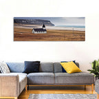 Icelandic Church with Dark Steeple Wall Art