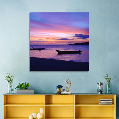 Malolo Island Sunset Wall Art