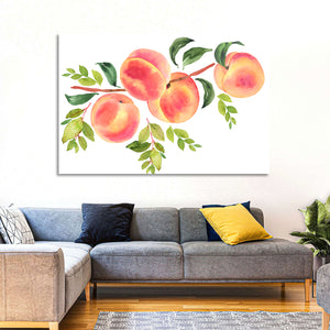 Peaches Branch Wall Art
