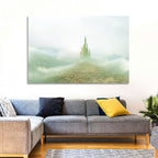 Cobblestone Path to Emerald Castle Wall Art