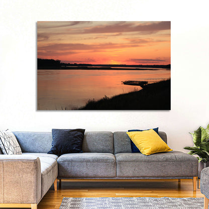 Missouri River Sunset Wall Art