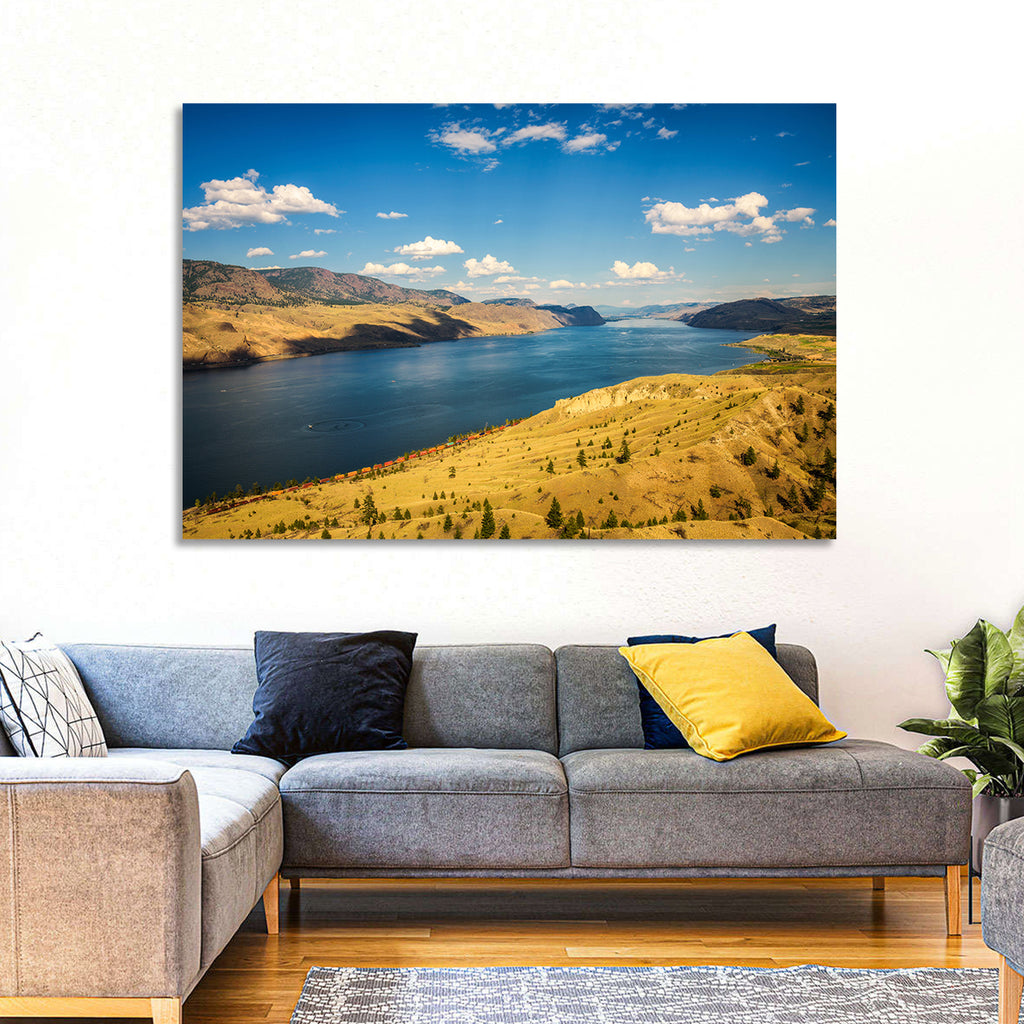 Kamloops Lake Shoreline View Wall Art