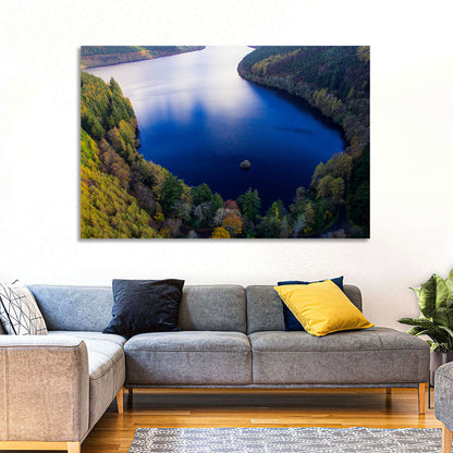 Lake Vyrnwy Aerial  Wall Art