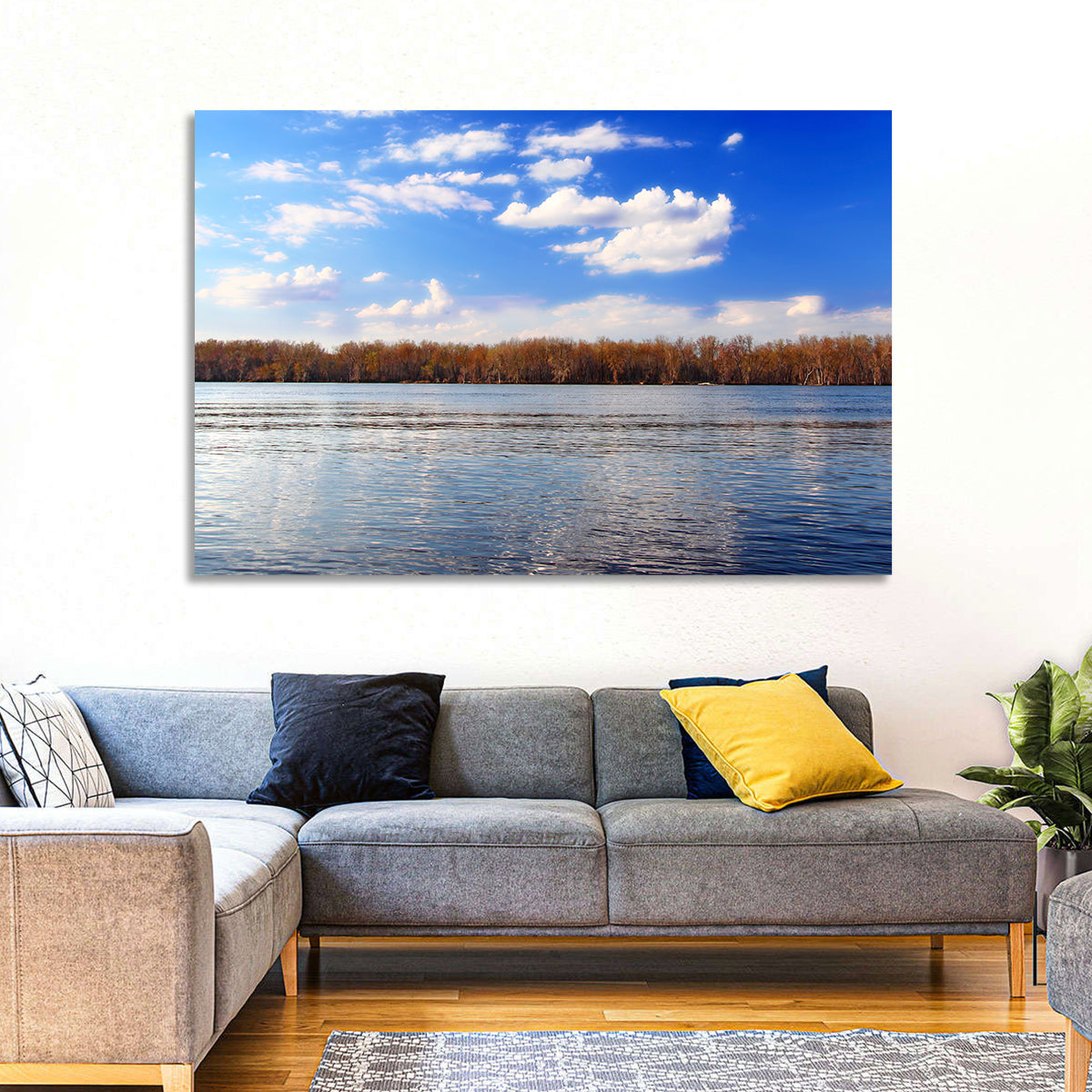 Andalusia Slough Autumn River Wall Art