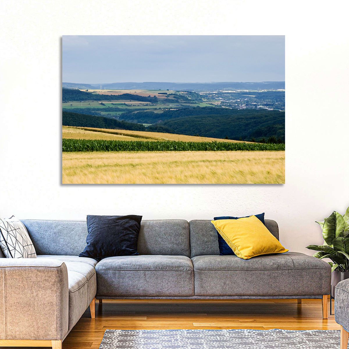 Village Grainfields Wall Art