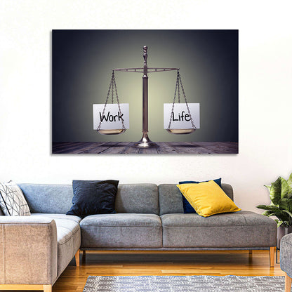 Work Life Balance Wall Art
