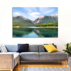 Mission Mountain Lake Reflection Wall Art