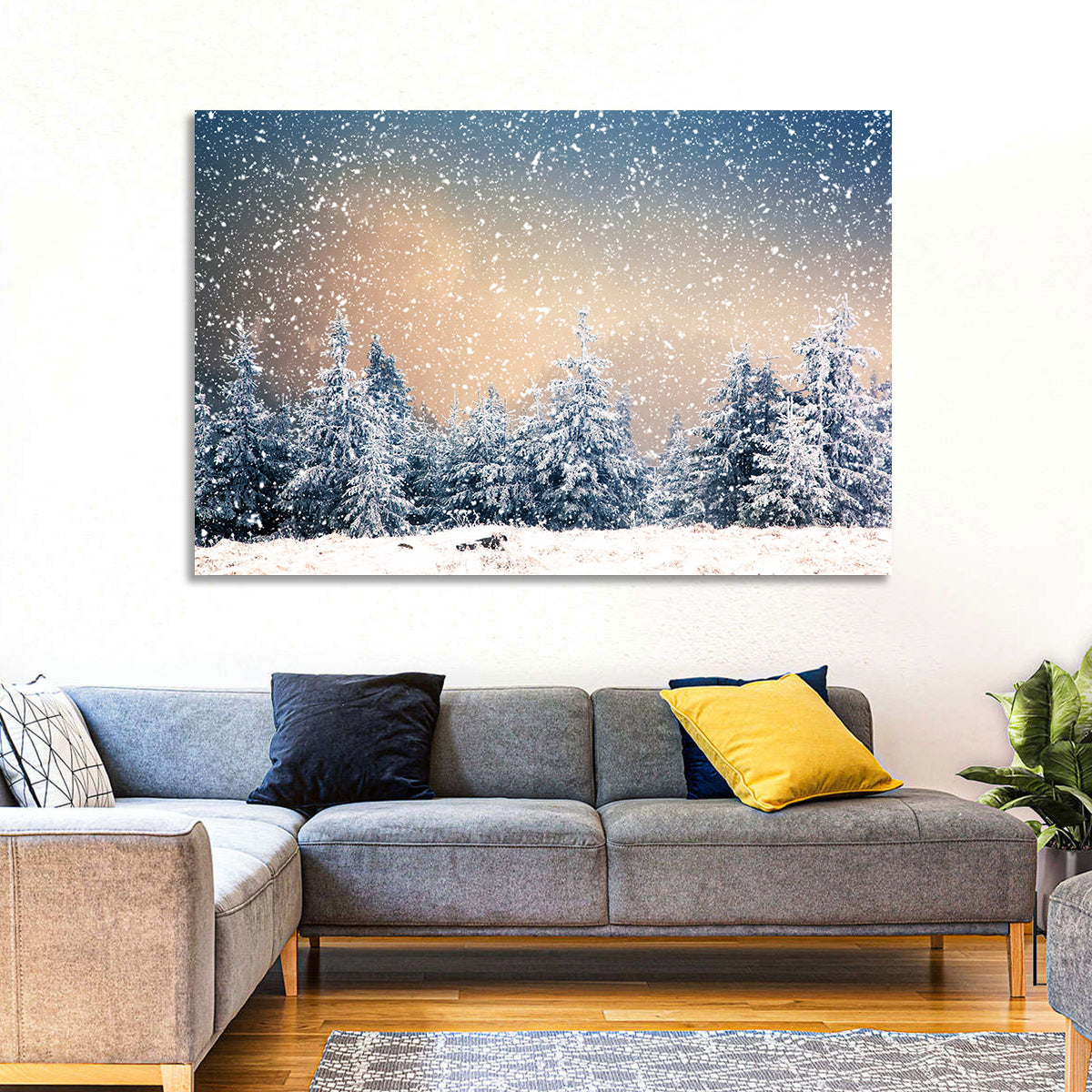 Winter Forest Wonderland Wall Art