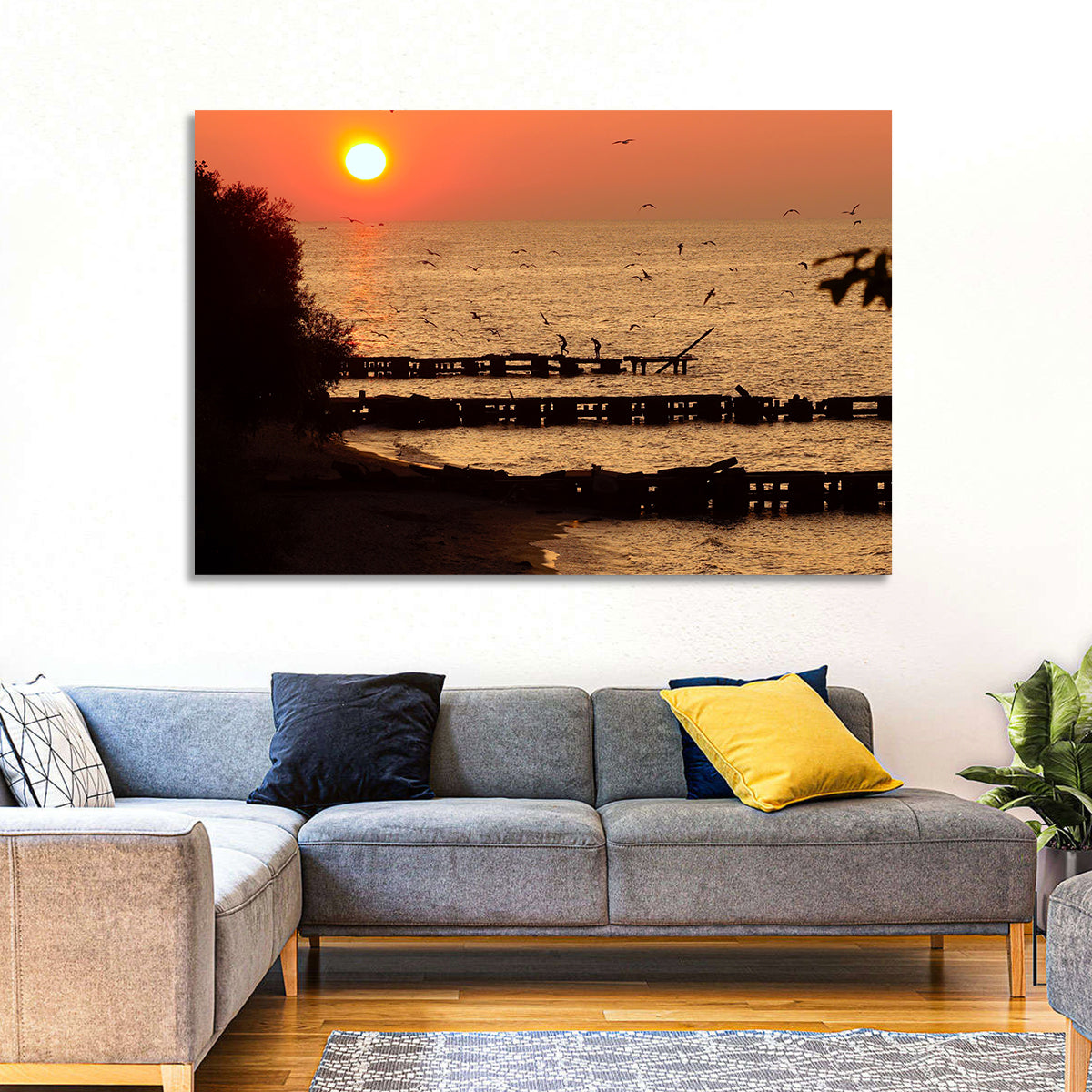 Lake Erie Sunset Wall Art