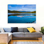 California Mountain Lake Reflection Wall Art