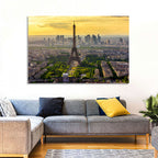 Eiffel Tower at Golden Hour Wall Art