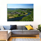 Piesport Moselle River View Wall Art