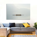 Four Rowers on Lake Lugano Wall Art