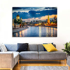 Kremlin on the Moskva River Wall Art