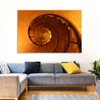 Vortex Spiral Staircase Wall Art