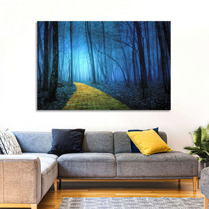Spooky Forest Pathway Wall Art