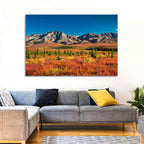 Denali Autumn Peaks Wall Art