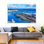 Sfax Fishing Harbor Wall Art
