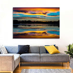 Colorado River Dusk Reflection Wall Art