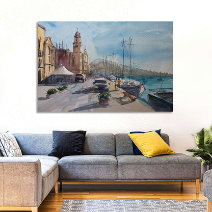 Valette City Sketch Wall Art