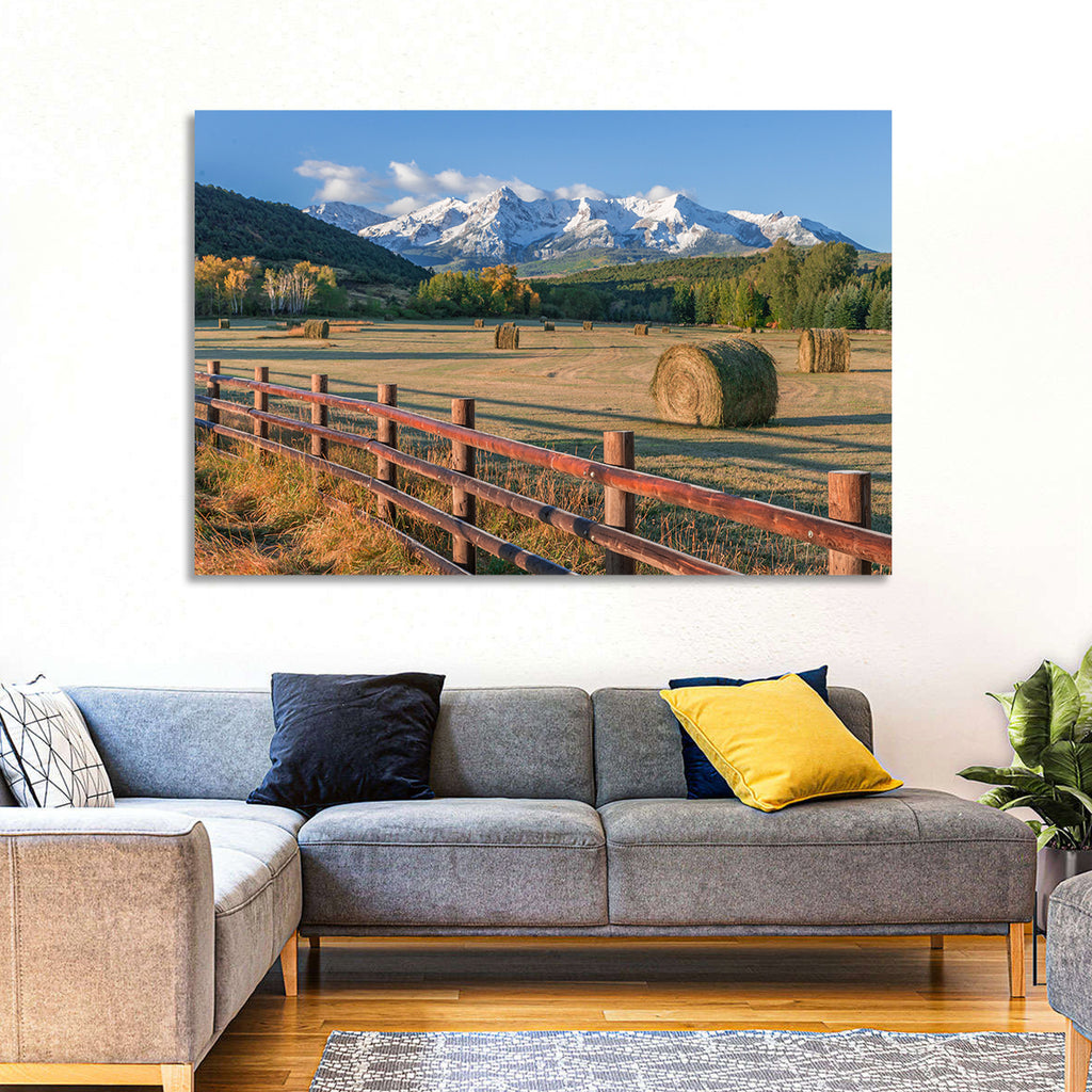 Colorado Hay Bales Wall Art