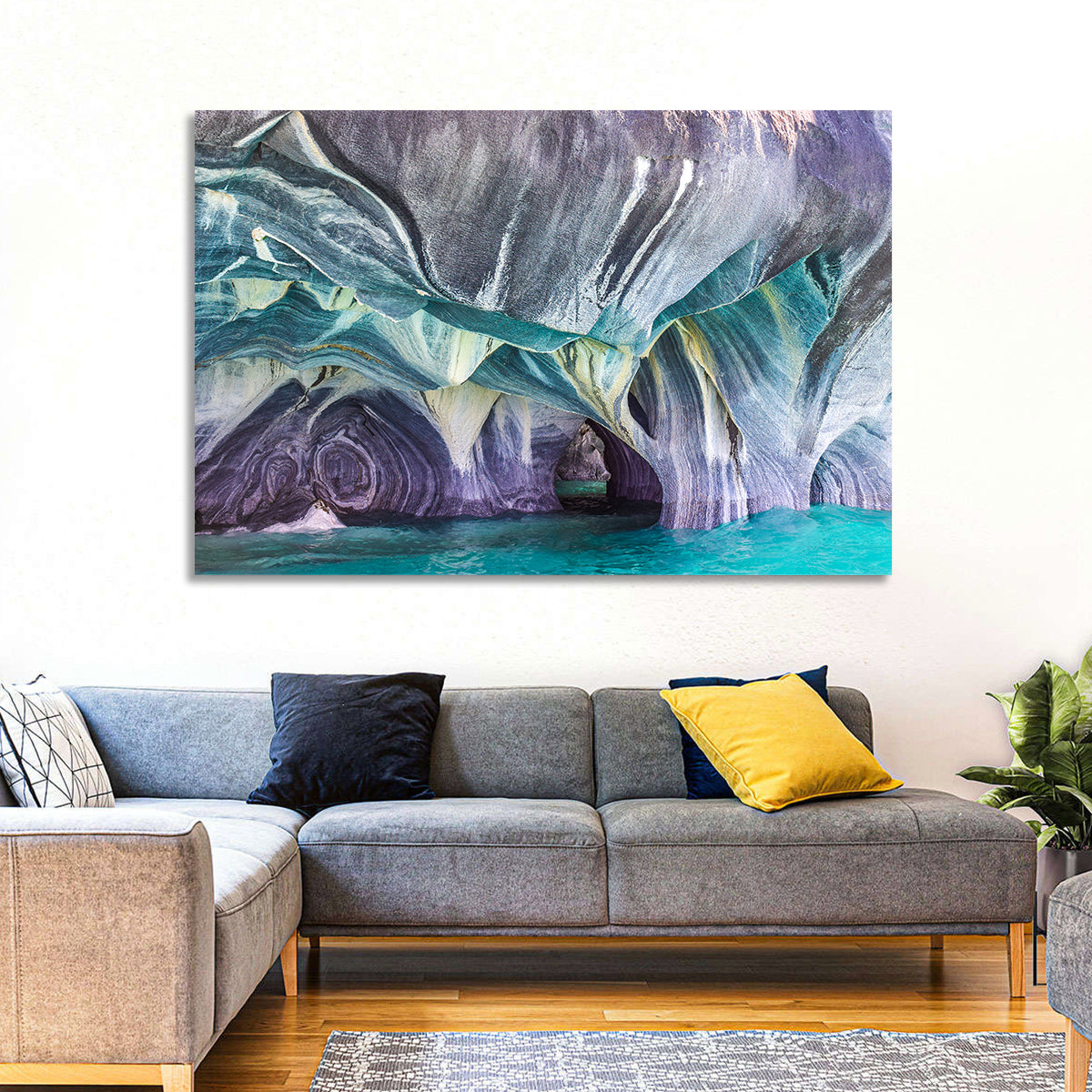 Marble Caves of Lake General Carrera Wall Art