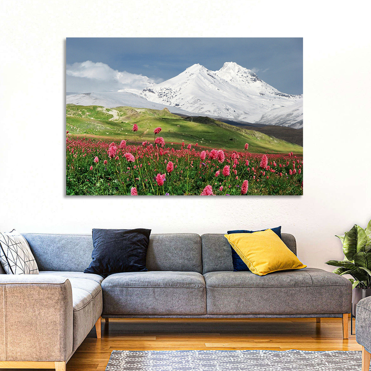 Caucasus Spring Wildflower Meadow Wall Art