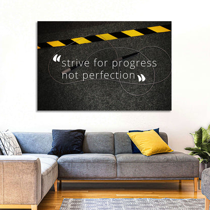 Strive For Progress Wall Art