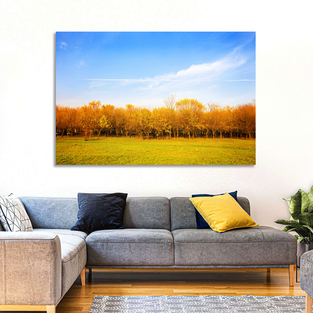 Autumn Forest Meadow Wall Art