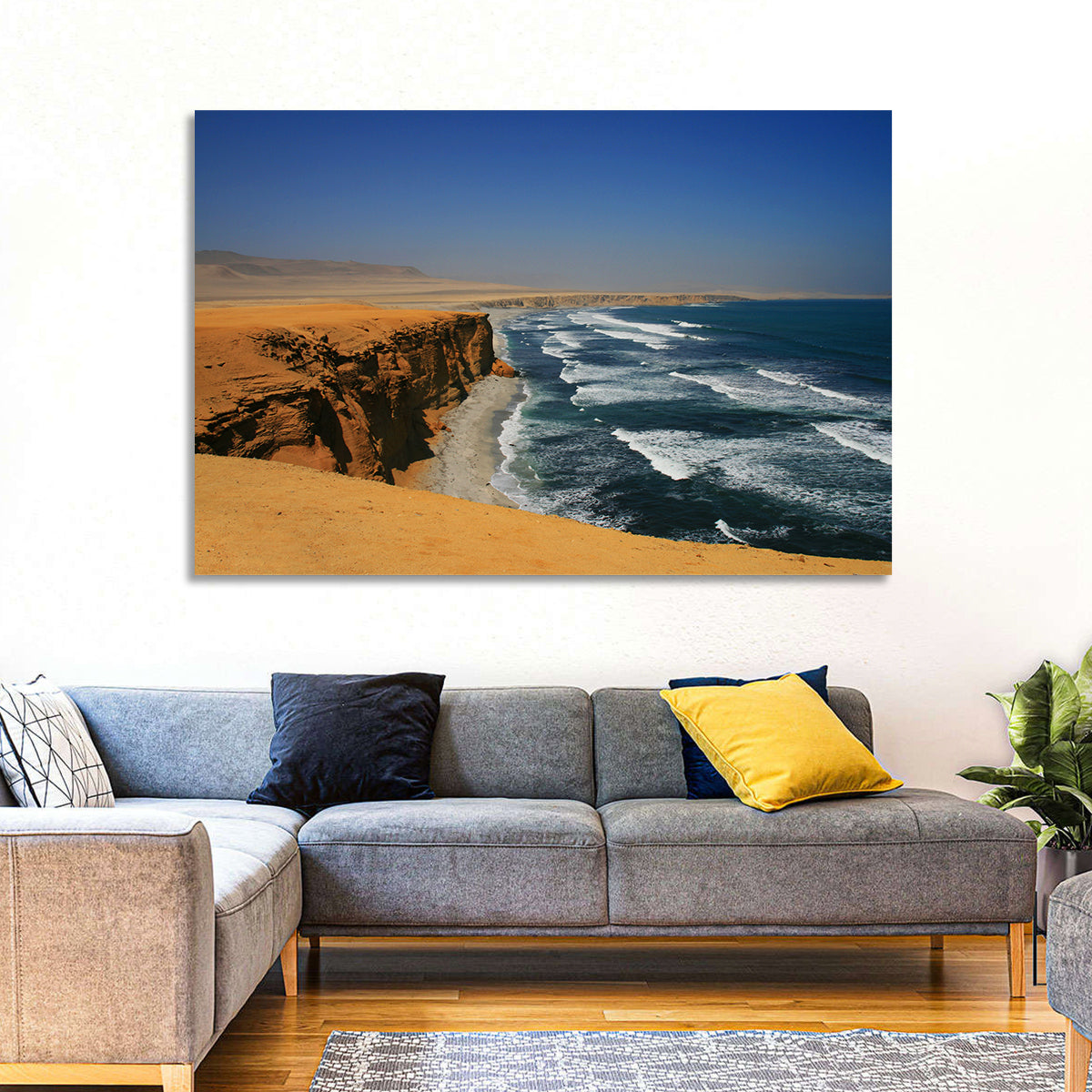 Red Cliffs of Paracas Wall Art