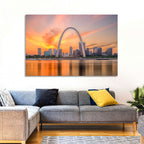 St. Louis Gateway Arch Skyline Wall Art