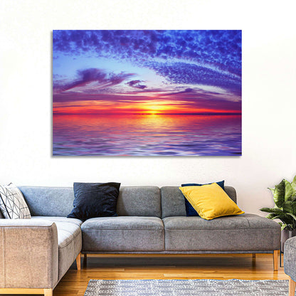 Bay Beach Sunset Wall Art