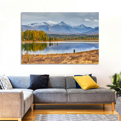 Scenic Mountain Lake Wall Art