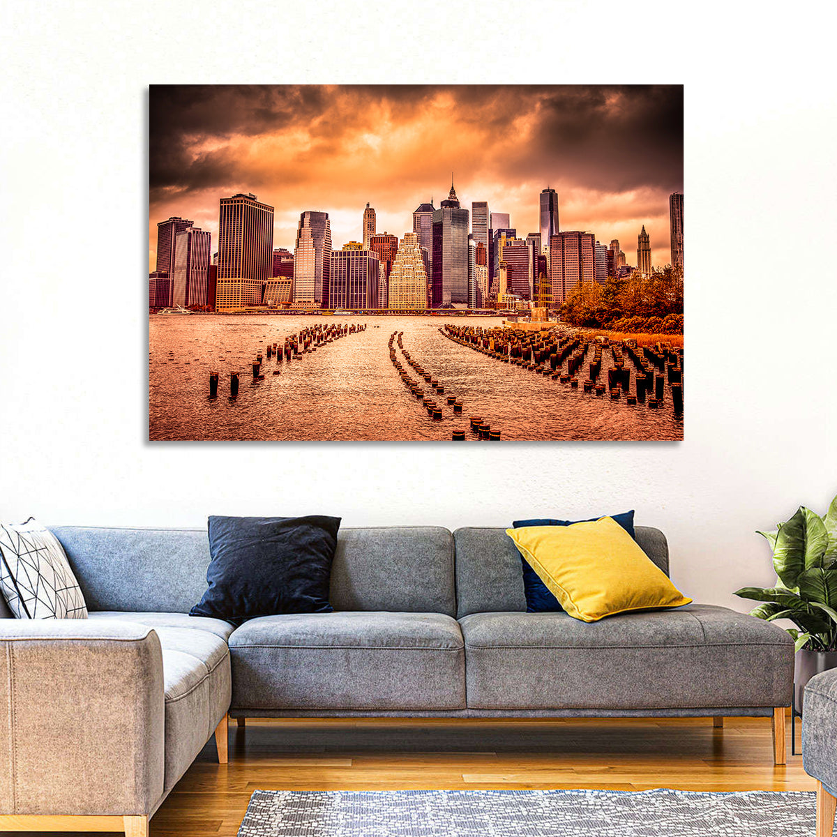 Lower Manhattan Financial District Wall Art