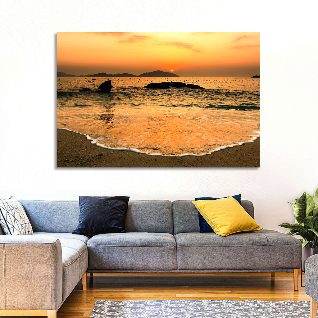 Khanh Hoa Beach Sunset Wall Art