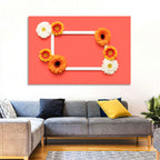 Handwritten Gerbera Greeting Wall Art