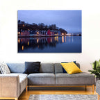 Tobermory Harbour at Twilight Wall Art