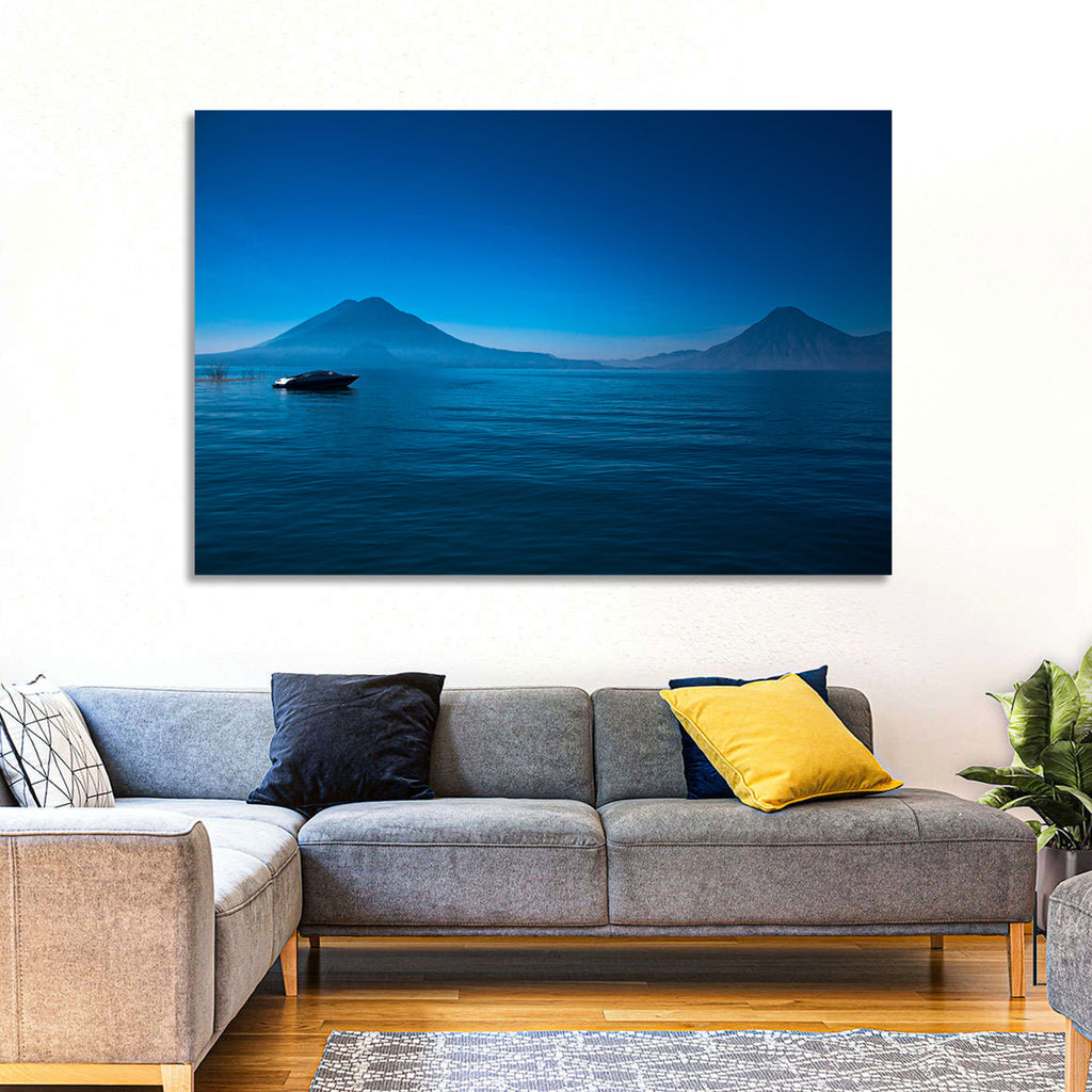 Boat on Lake Atitlán Wall Art