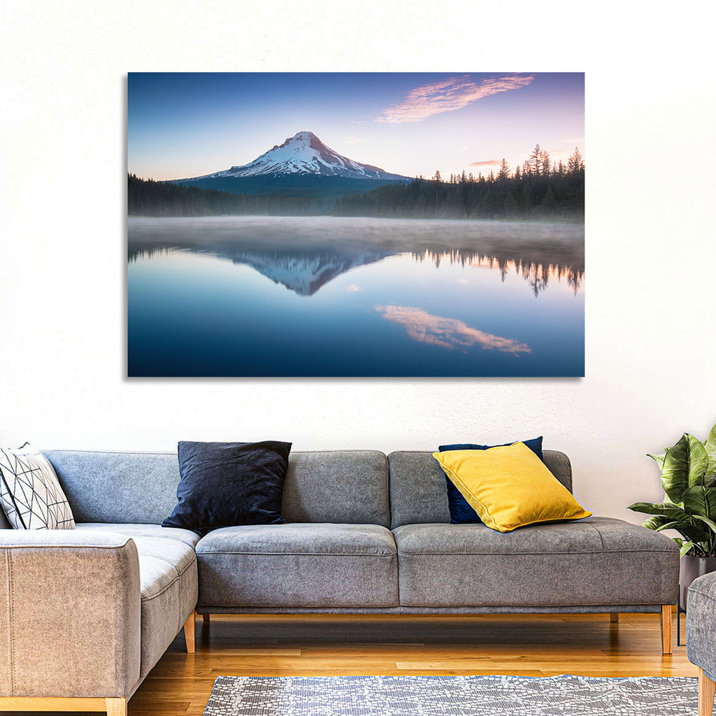 Mount Hood Reflection at Trillium Lake Wall Art