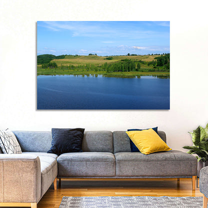 Lake In Pskov Region Wall Art