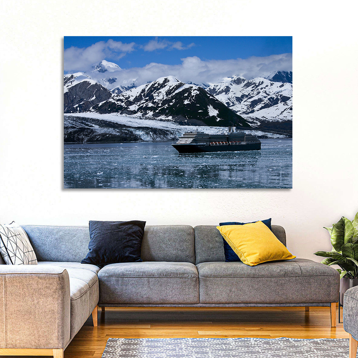 Cruise Ship in Yakutat Bay Wall Art