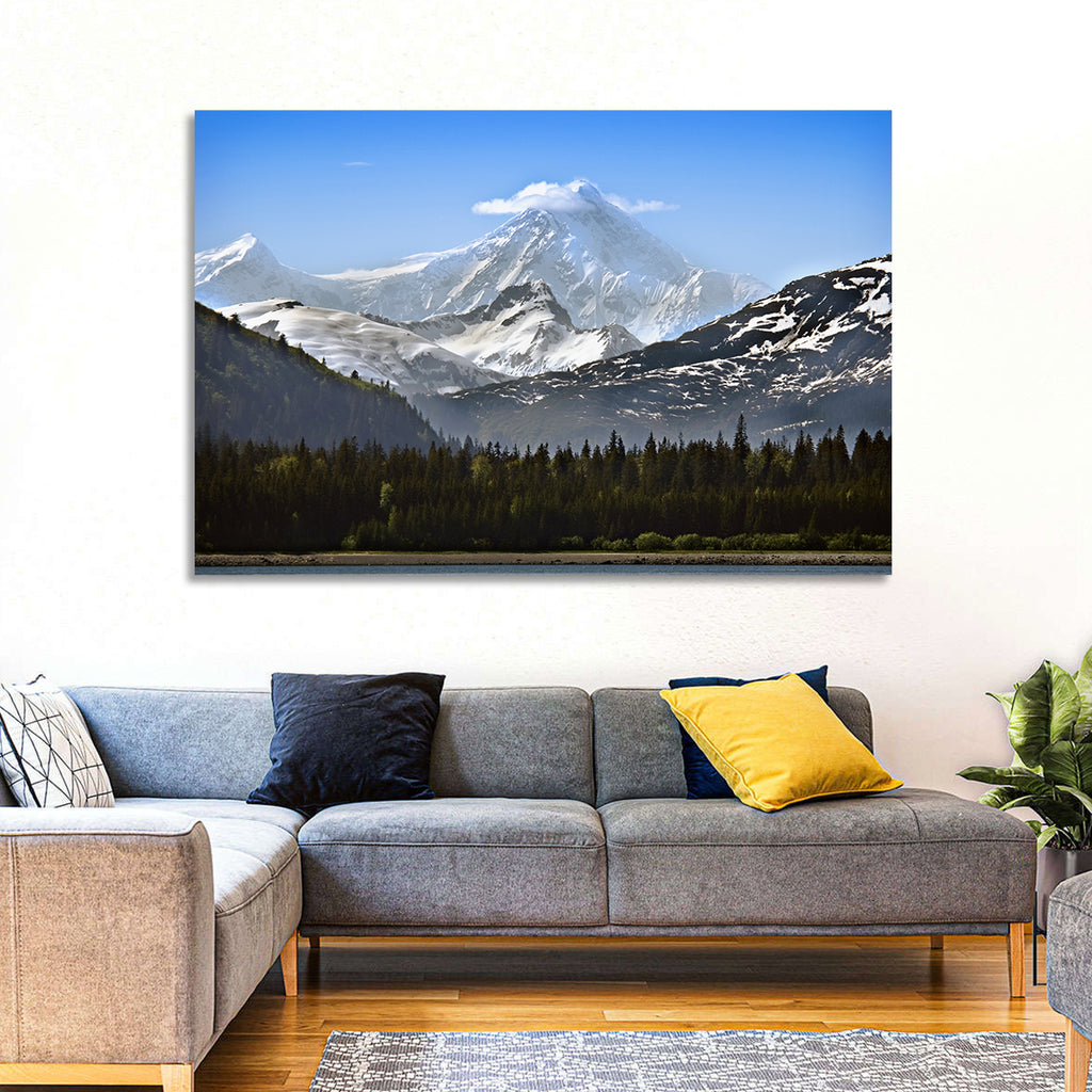 Glacier Bay Snow-capped Peak Wall Art