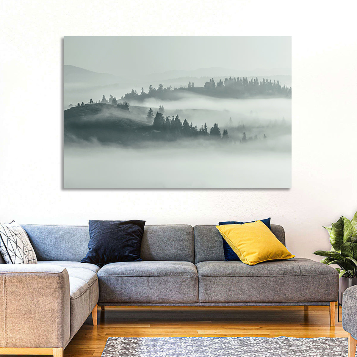 Carpathian Morning Mist Wall Art