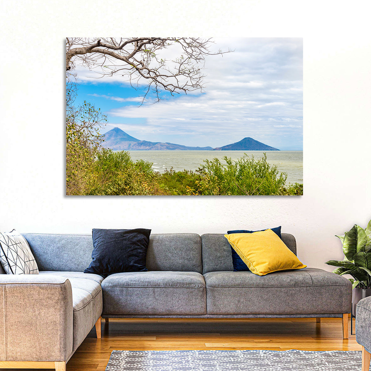 Xolotlan Lake Wall Art in a room, landscape