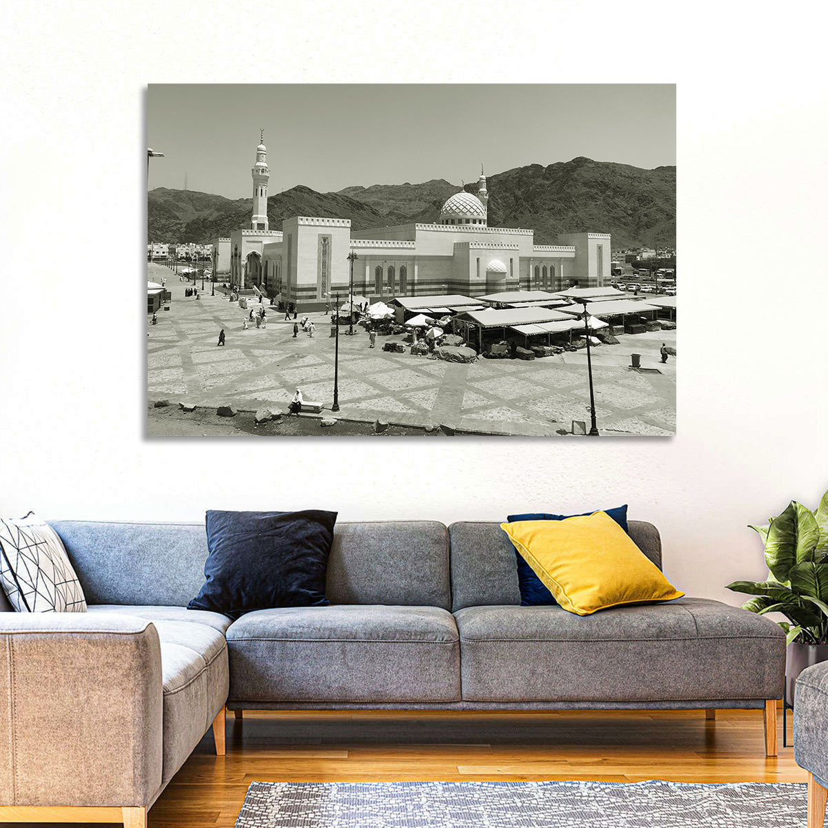 Uhud Mosque, Medina Wall Art in a room, landscape