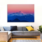 Mount Baker Alpenglow Wall Art