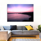 Lake Travis Purple Sunset Wall Art