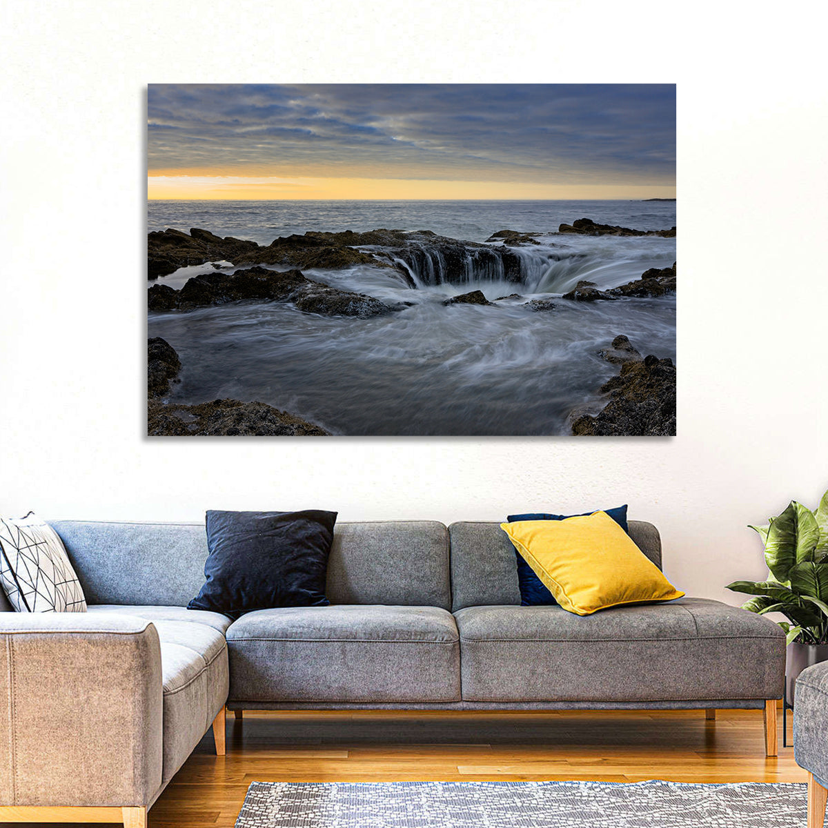Thor's Well at Cape Perpetua Wall Art